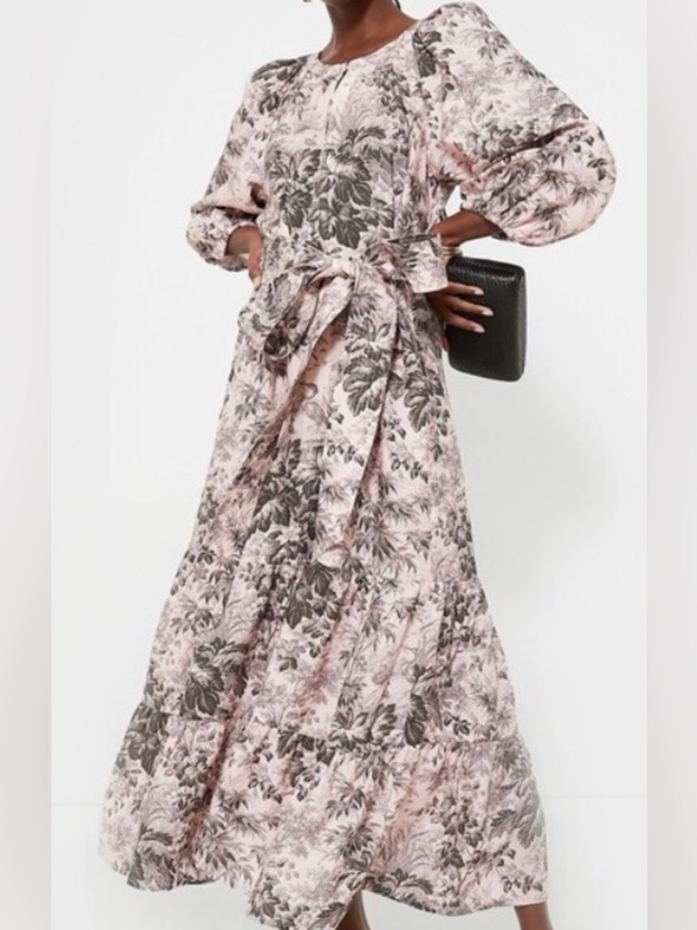 NWT Tuckernuck Toile Maxi Dress XS Cottagecore Coastal Grandma Old Money Preppy